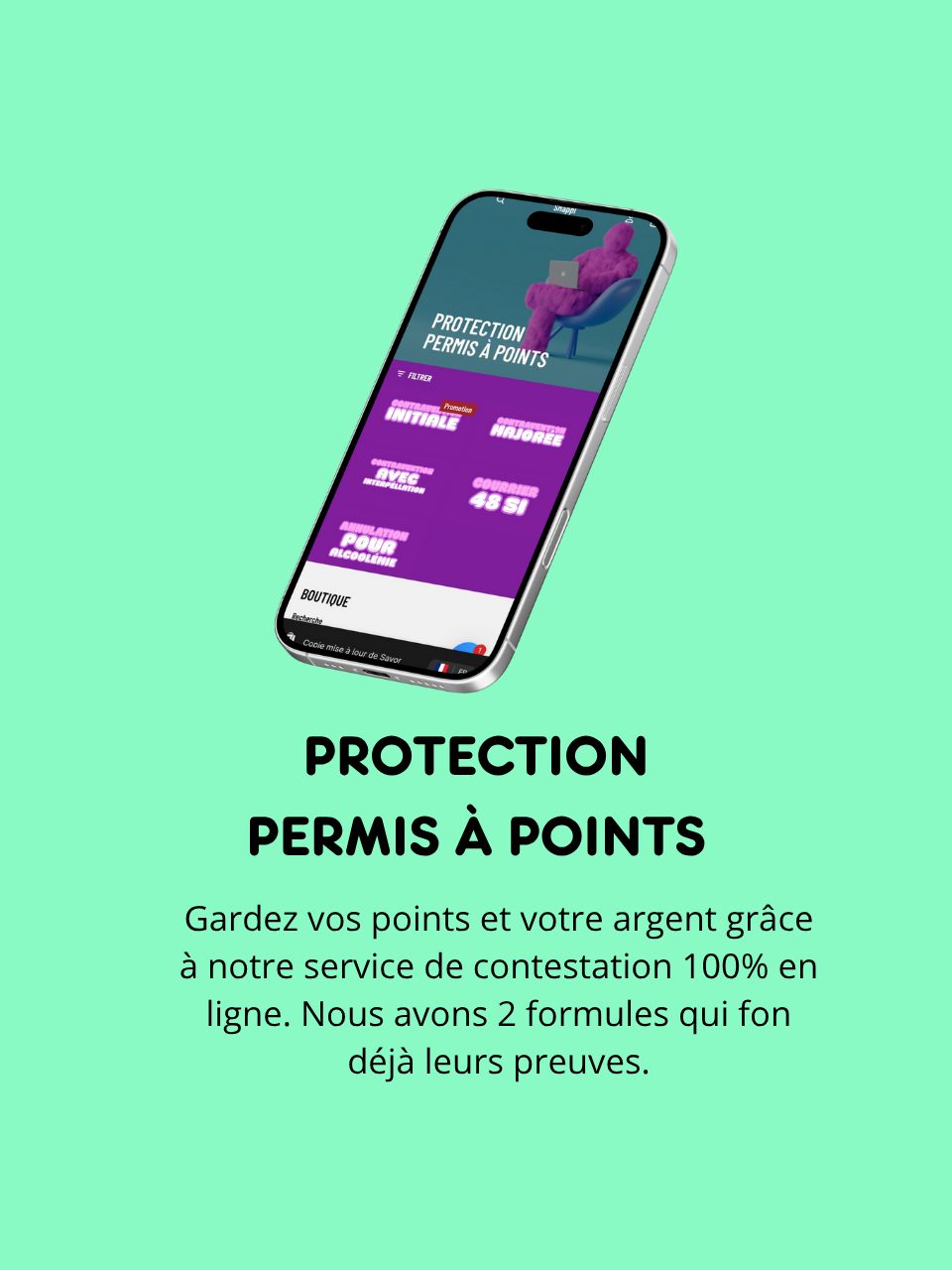 protection permis à points