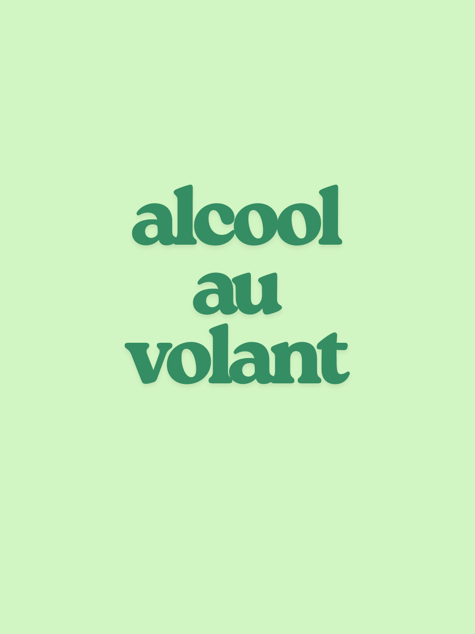alcool au volant