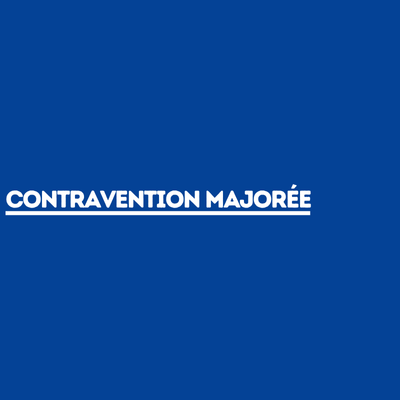 Contravention majorée
